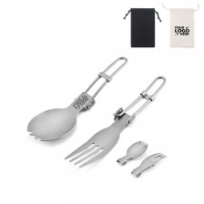 Titanium Folding Cutlery Set
